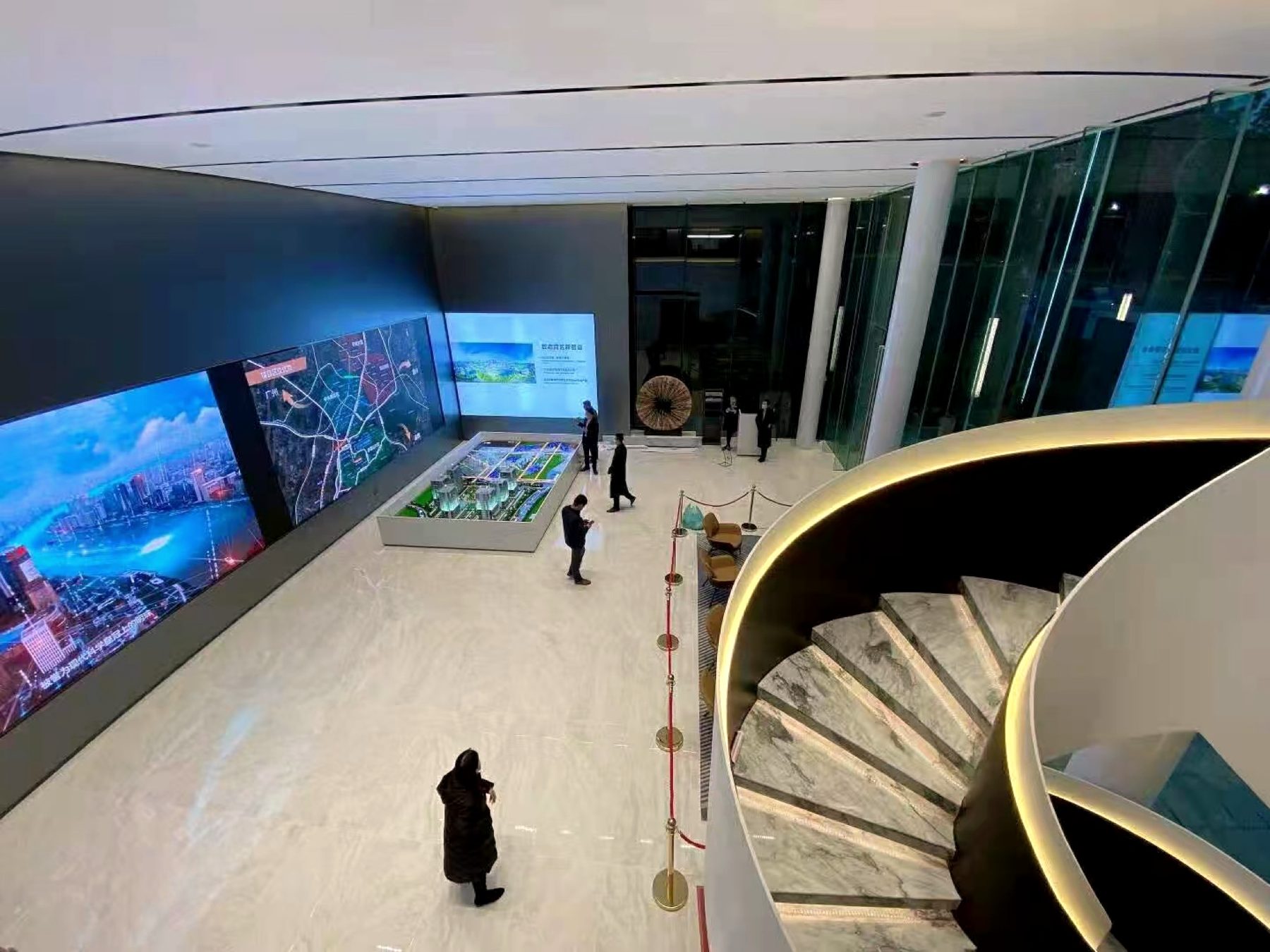 Helical staircase, sales centre — Nancheng, Dongguan
